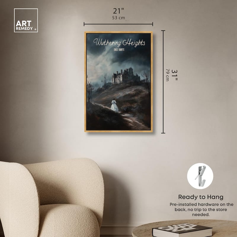 Wuthering Heights Cover Canvas by Art Remedy