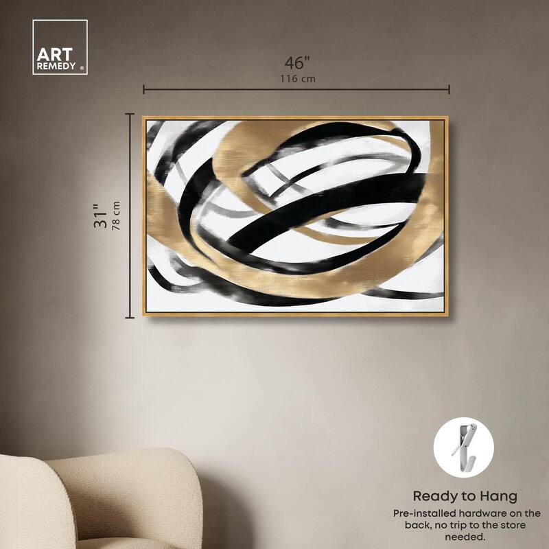 Loops of Luxury I Canvas by Art Remedy