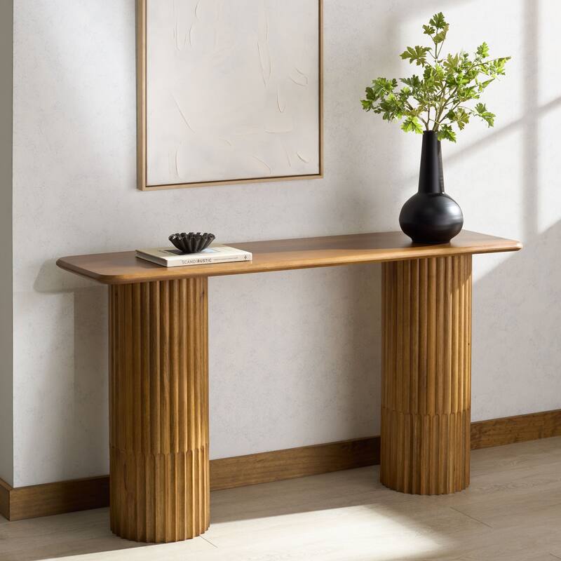 SAFAVIEH Couture Treyshawn Console Table - 55"W x 16"D x 30"H