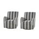 preview thumbnail 2 of 31, HULALA HOME Pancy Traditional Swivel Armchair with Jacobean Strip Pattern Set of 2