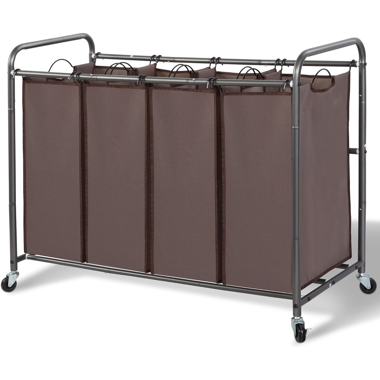 4 section laundry shop basket