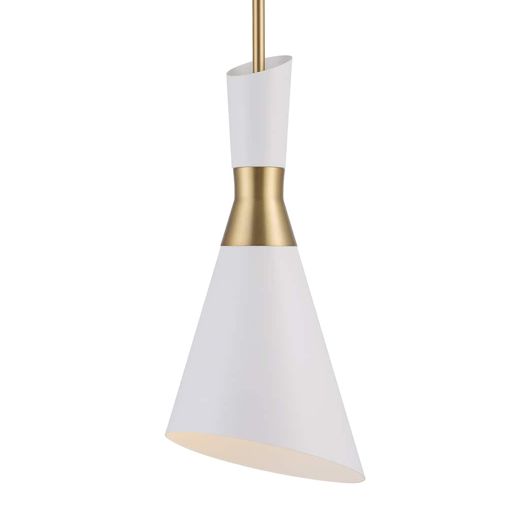 Uttermost Eames 1 Light Modern Mini Pendant - 8"x 18.5"x 8"