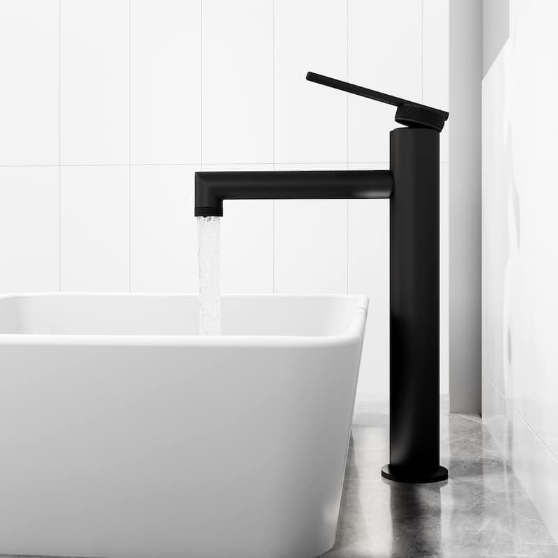 VIGO Sterling 11" H Single Handle Single Hole Bathroom Vessel Faucet