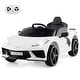 preview thumbnail 8 of 7, 12V Kids Ride On Car Chevrolet Corvette C8 Toy Car w/ Remote Control White