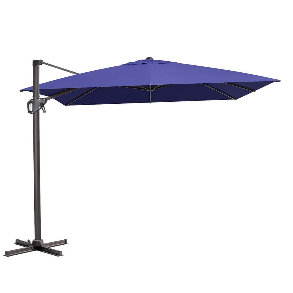 VredHom Patio Outdoor 9 FT x 11 FT Cantilever-Offset Umbrella with No Base