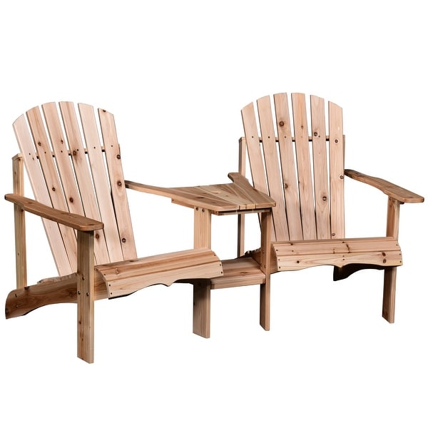 Connected adirondack outlet chairs