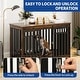 preview thumbnail 38 of 38, Moasis Extra Large Dog Crate Furniture with Sliding Doors