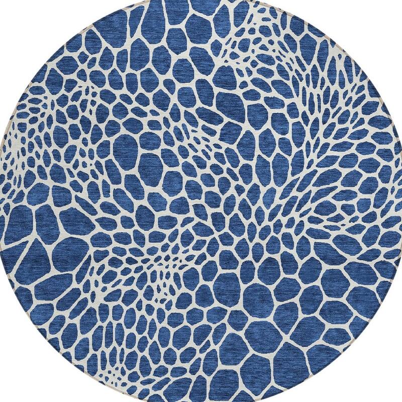 HomeRoots Geometric Transitional Rectangle Outdoor Rug