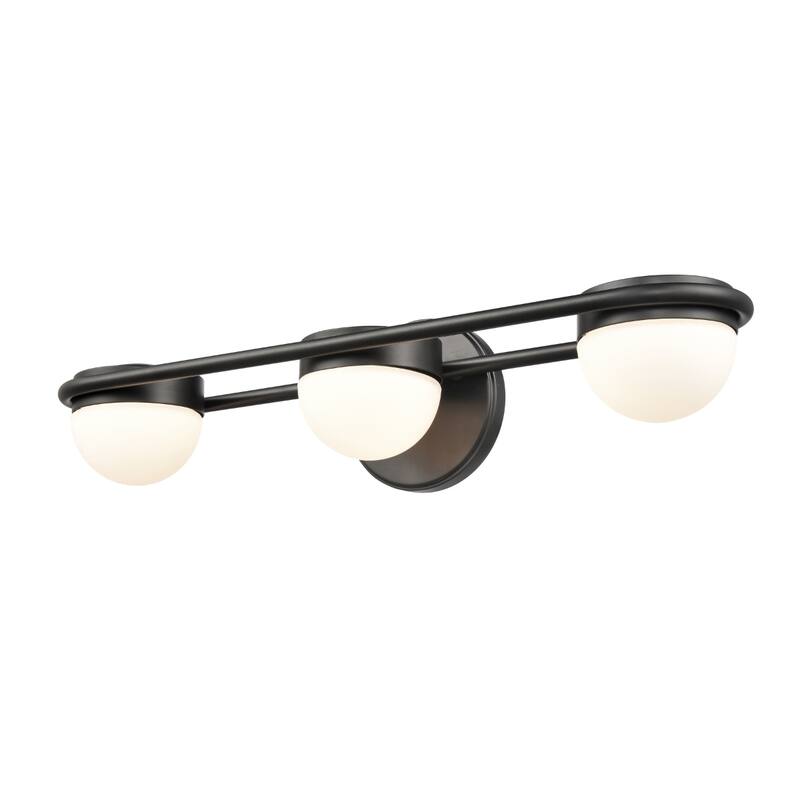 Nelly 14-inch Wide 2-Light Vanity Light in Matte Black