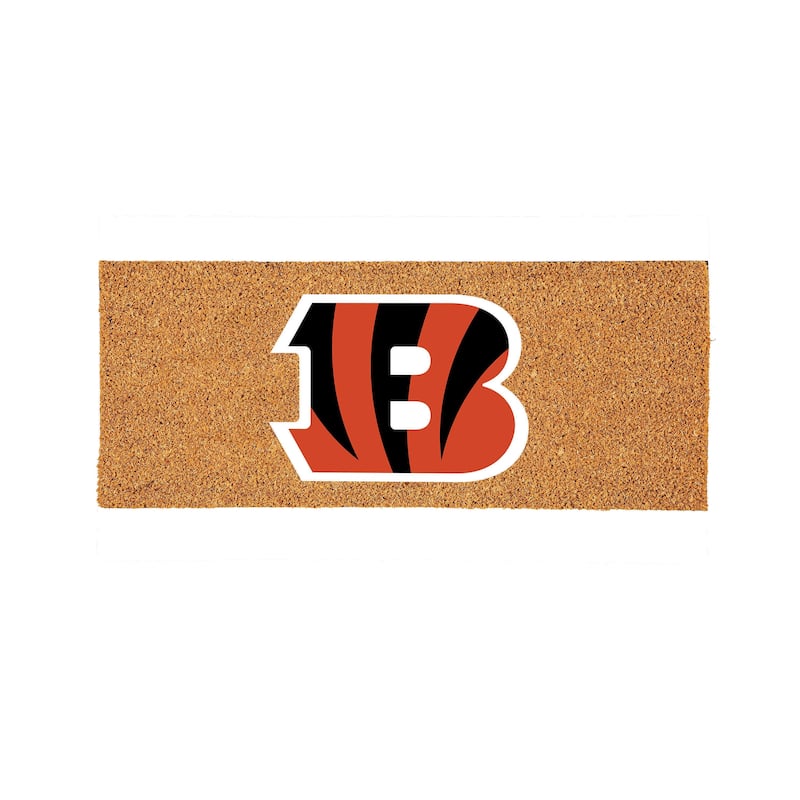 Cincinnati Bengals Full Color Indoor/Outdoor Coir Mat