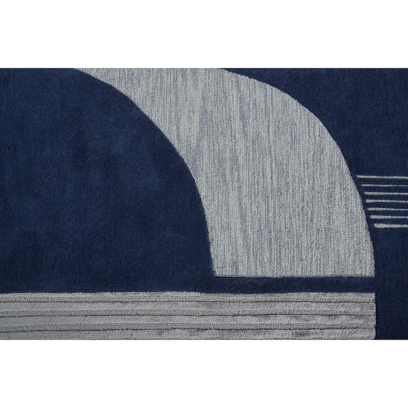 Grand Bazaar Cutlor Hand Tufted Geometric Modern Area Rug