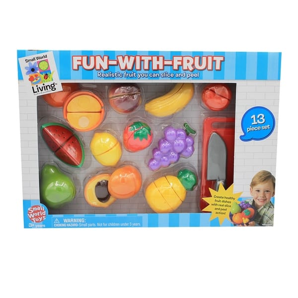 slide 2 of 4, Small World Toys Fun-With-Fruit 13-Piece Playset - Multi Multi - Kids