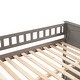 preview thumbnail 17 of 16, Multi-Functional Design Full Over Full Bunk Bed w/Twin Trundle - Sturdy Pine, Safe Design, Perfect for Kids' Rooms