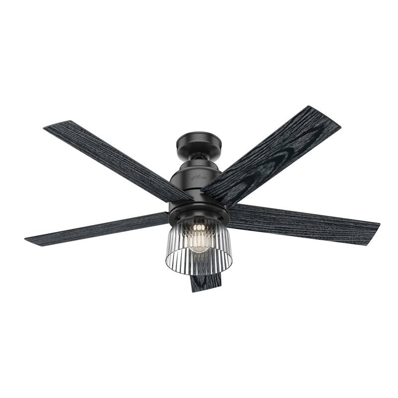 Hunter 52" Grove Park Ceiling Fan with LED Light Kit and Wall Control