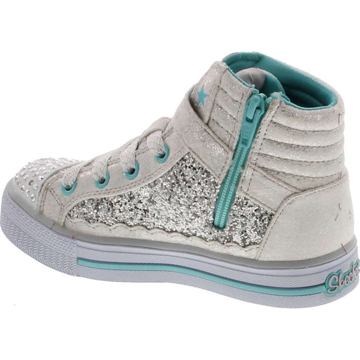 skechers shuffles glitter girly