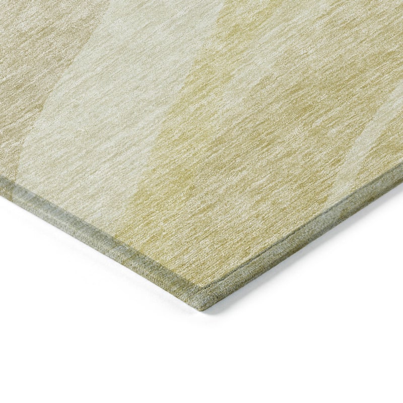 HomeRoots Abstract Transitional Rectangle Outdoor Rug
