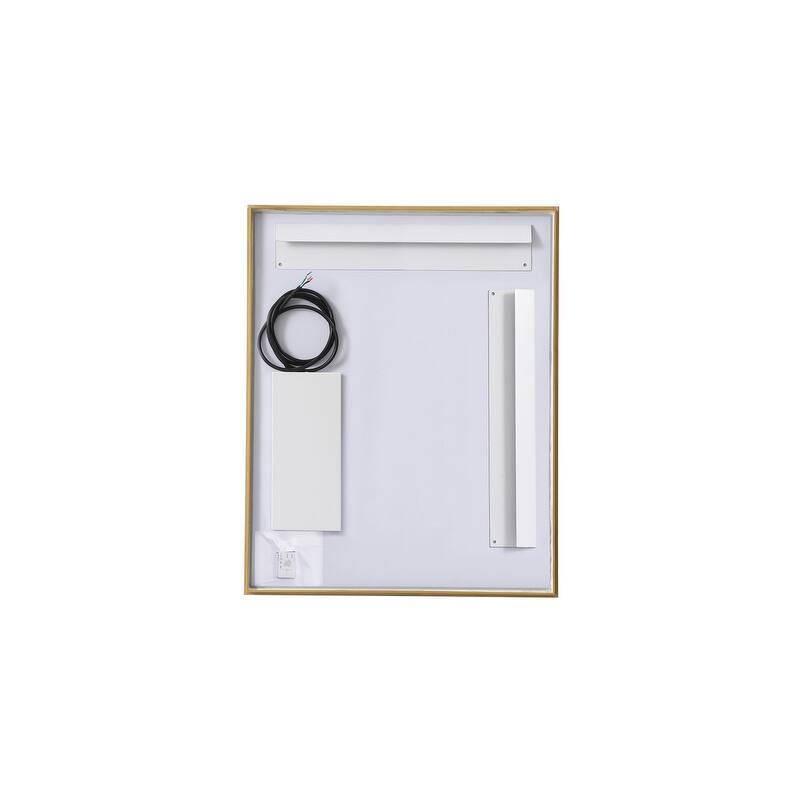 Indigo Home 24x30 inch LED mirror with adjustable color temperature
