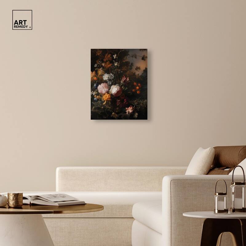 Shadowed Petal Secrets I Canvas by Art Remedy, Gallery Wrapped