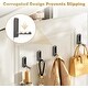 preview thumbnail 7 of 32, Folding Coat Hooks, 4Pcs Foldable Heavy Duty Wall Hooks