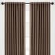 preview thumbnail 3 of 6, Chanasya Solid Color Room Darkening Window Curtain Panel Pair (Set of 2)