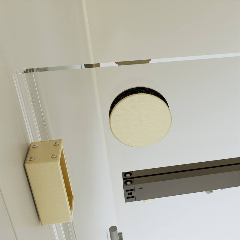56-60"W x 76"H Frameless Double Sliding Shower Door