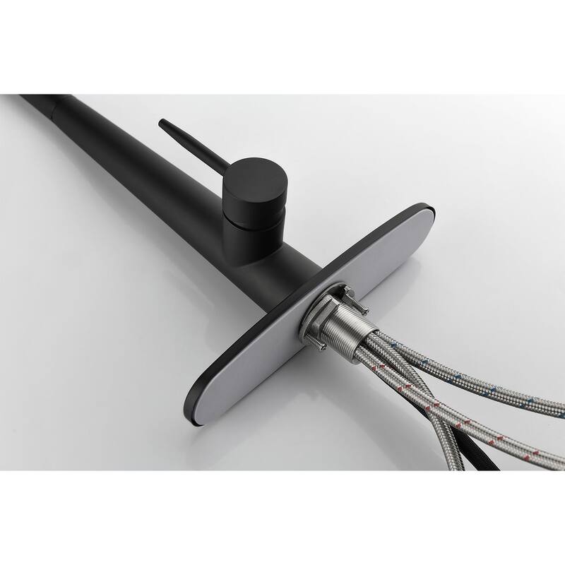 Modern Stainless Steel Kitchen Faucetswith Pull Down Sprayer