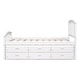 preview thumbnail 7 of 16, Twin Size Platform Bed Wood Kids Storage Bed with 6 Storage Drawers and Slatted Frame