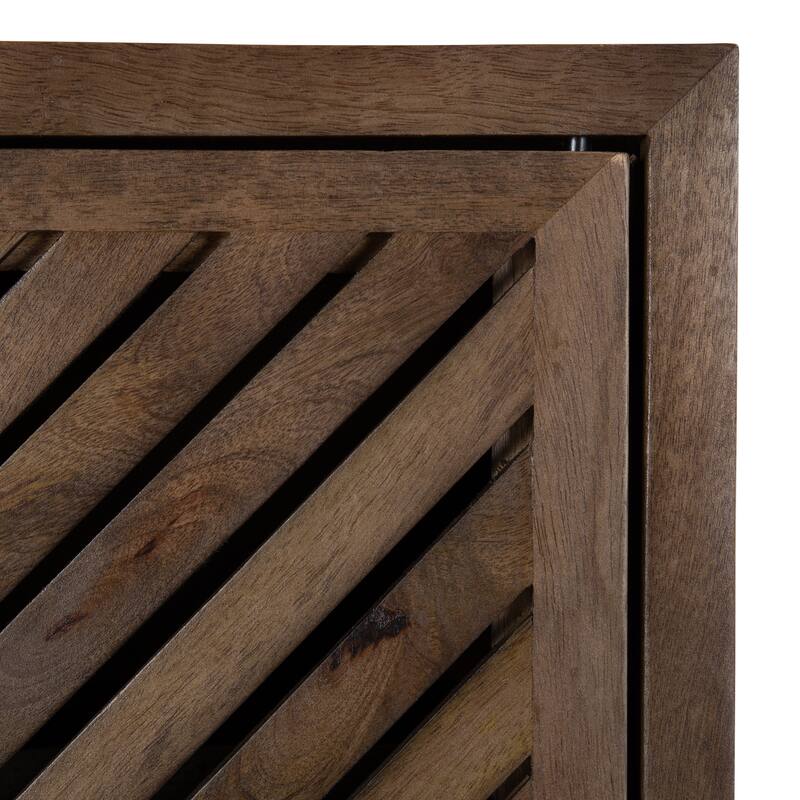 Kate and Laurel Mezzeta Tall 2-Door Bath Cabinet