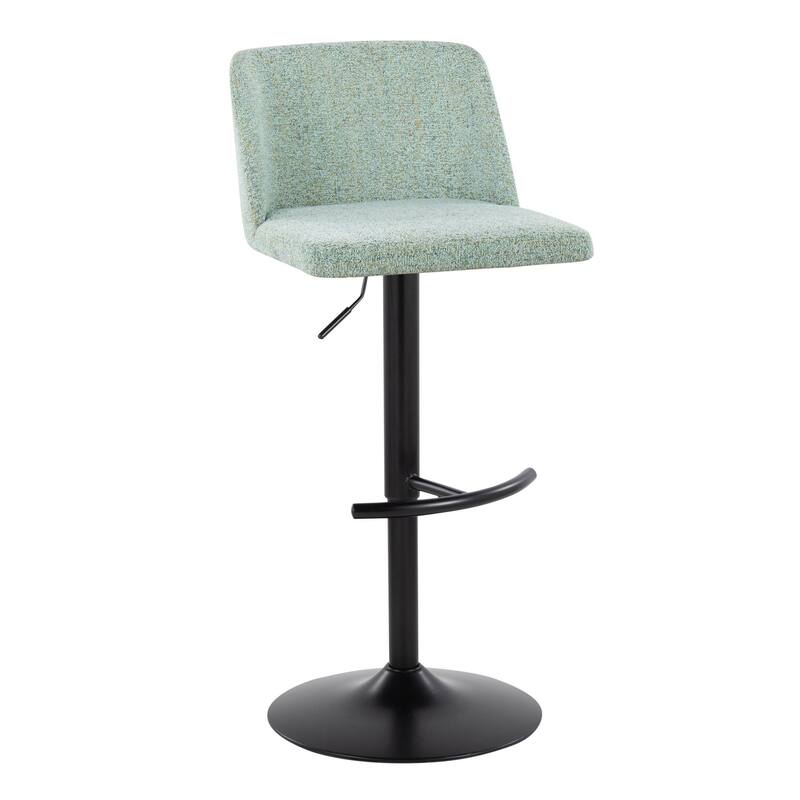 Strick & Bolton Oscar Adjustable Bar Stool with Rounded T Footrest (Set of 2)
