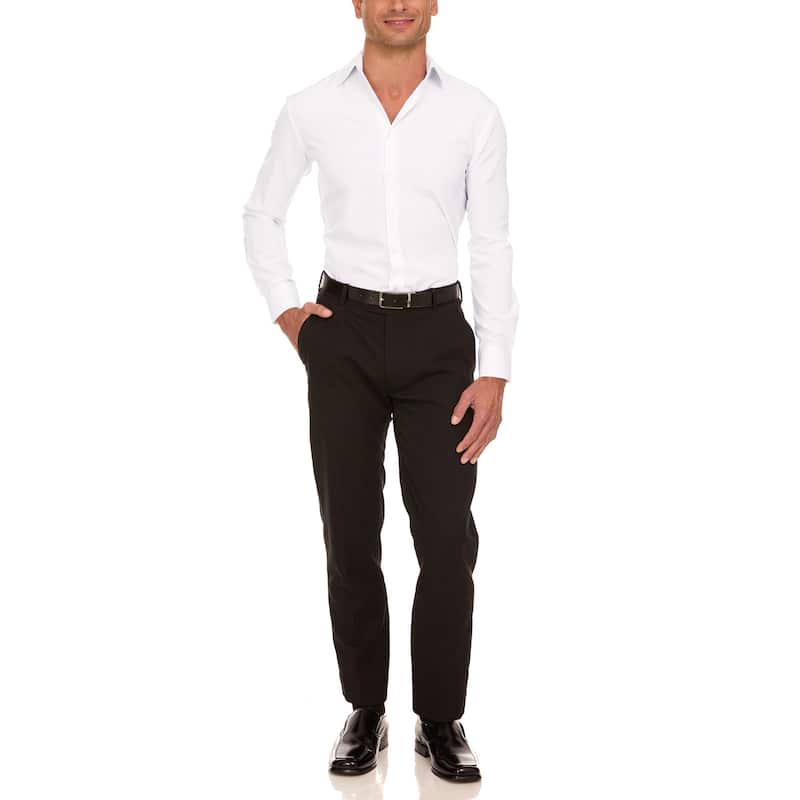 Nautica Men's Wrinkle-Resistant Performance Dress Shirt - Slim Fit