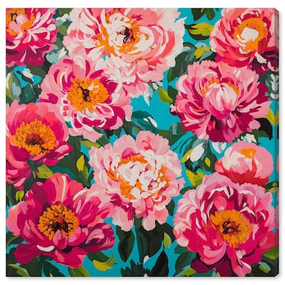 Maximalist Bloom Canvas by Art Remedy, Gallery Wrapped