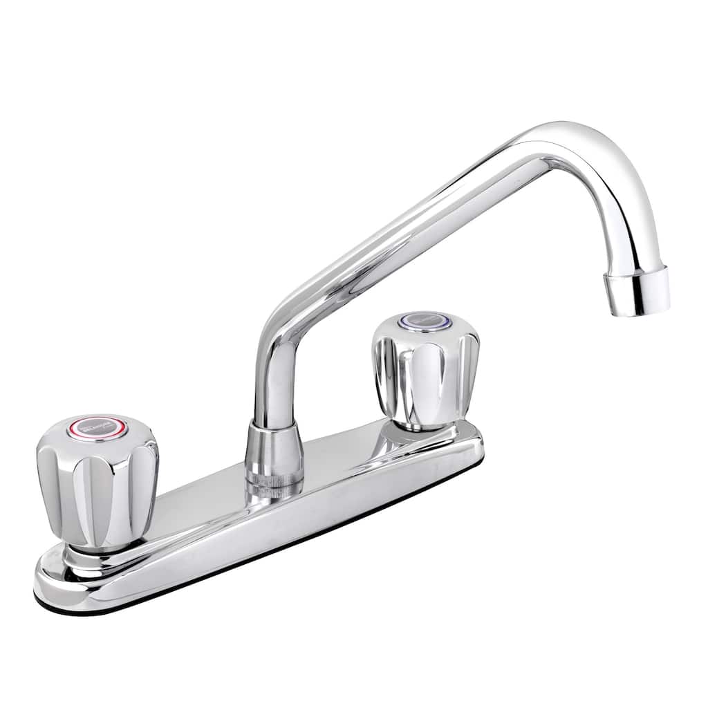 Belanger 3065W Dual Handle Kitchen Faucet, Polished Chrome