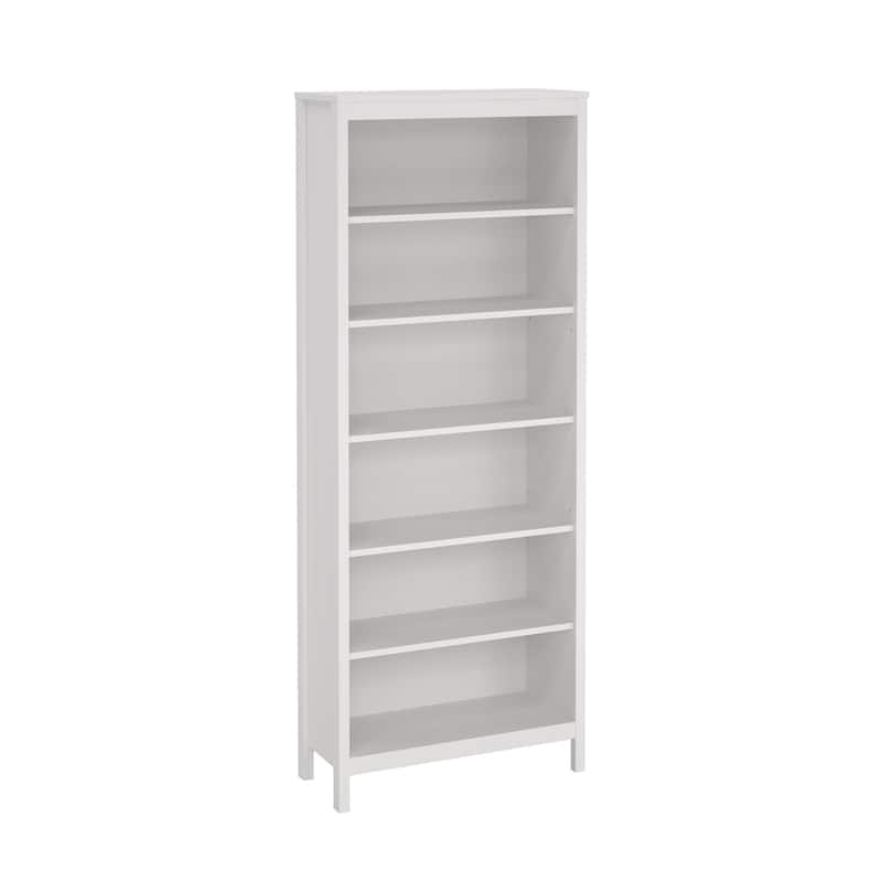 Porch & Den Madrid Adjustable 6 Shelf Bookcase