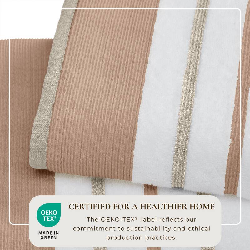 Linery & Co. Luxury Cotton Decorative Towel Set.