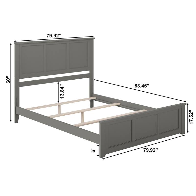 AFI, Madison Foundation Bed with Matching Footboard