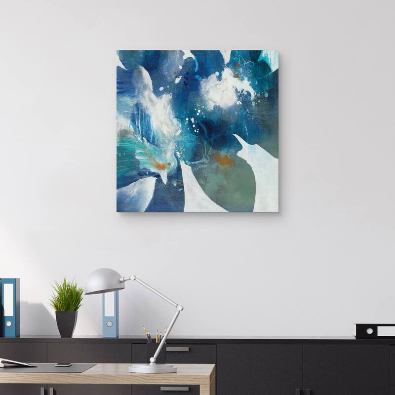 Indigo Fire by K. Nari Canvas Art Print