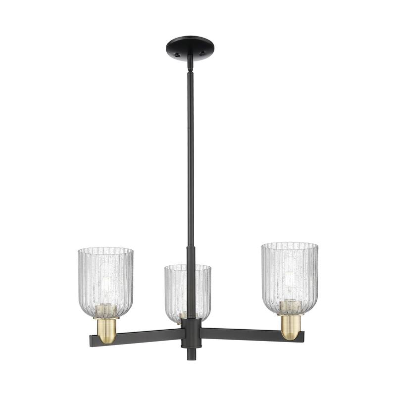 Innovations Lighting Downtown Urban - Bridal Veil - 3 Light 18" Chandelier