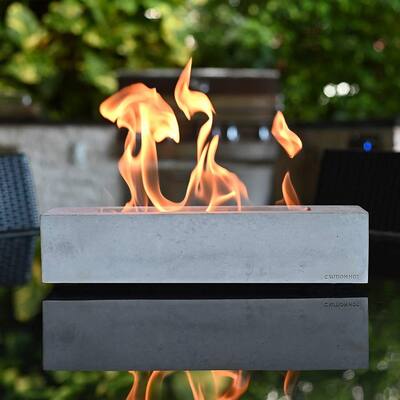 Table Top Concrete Fire Bowl Portable