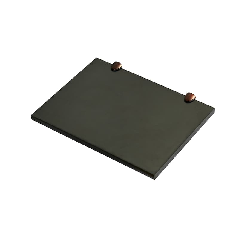 Wallscapes Gallery 12x16 Black Shelf Kit with Bronze Pelican Brackets