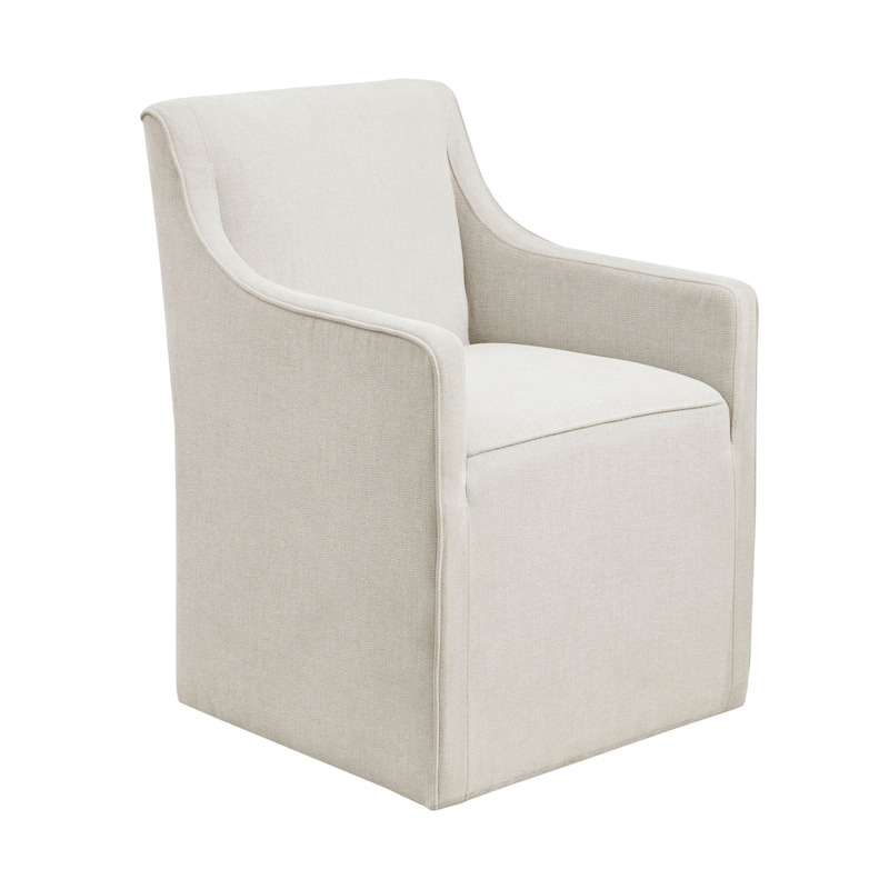 Madison Park Charlotte Dining Arm Chair with Casters