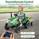 preview thumbnail 6 of 8, Gymax 2-in-1 Kids Ride On Tractor 12V Battery Powered Toy Car w/