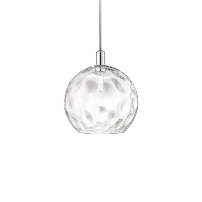 Innovations Lighting 716-1S-16-13 Athens Water Glass Pendant Athens - Polished Chrome / Clear Water Glass