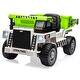 preview thumbnail 9 of 38, 12V Kids Ride On Dump Truck with Electric Dump Bed and Shovel White