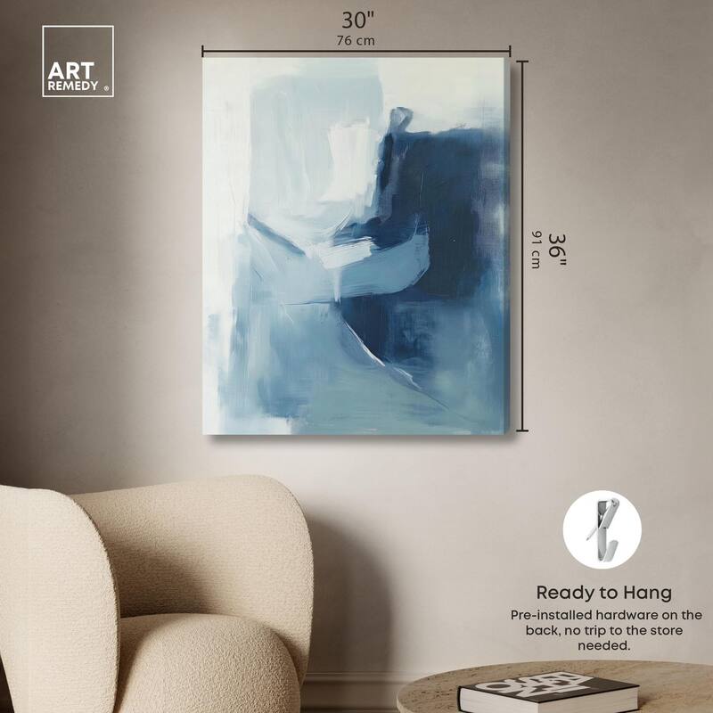 Glacial Reflections I Canvas by Art Remedy, Gallery Wrapped