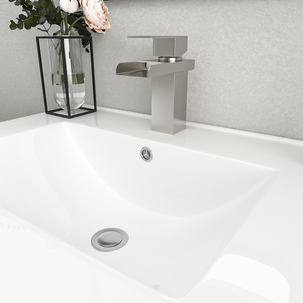 Kichae Vanity Top 24 in. Ceramic Vanity Top with Sink One