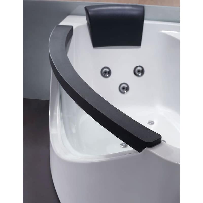 Eago 39-2/5" Soaking Bathtub for Corner Installations with Right Drain