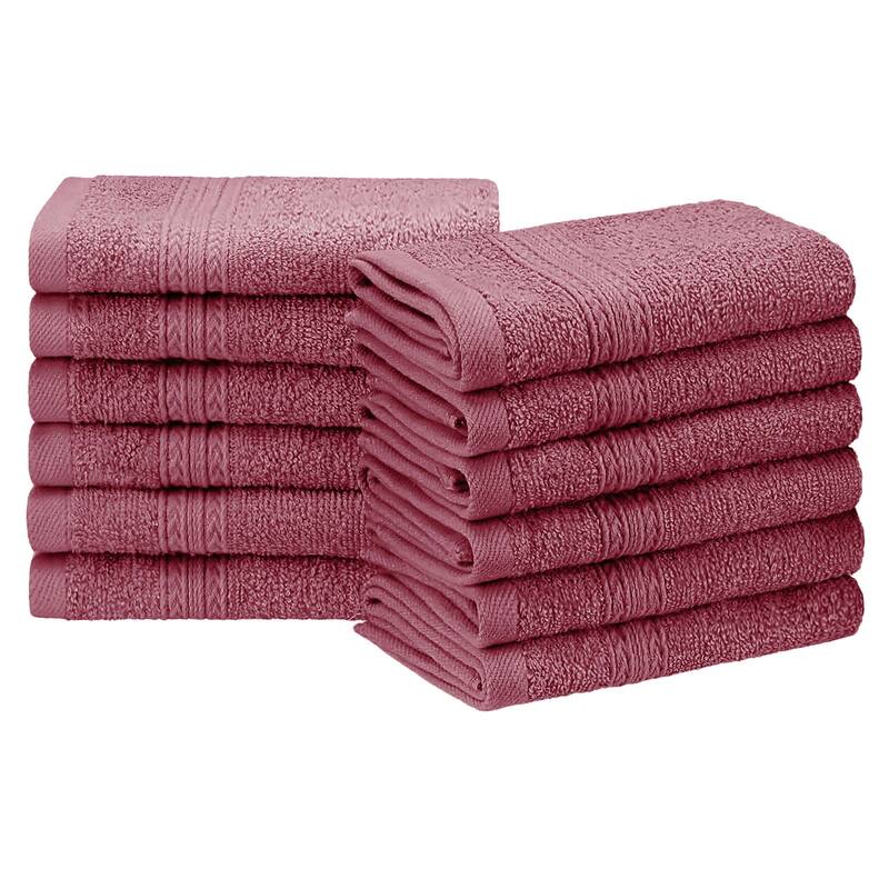 Eco-Friendly Sustainable Cotton Washcloth by Superior (Set of 12)