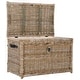 preview thumbnail 6 of 16, happimess Michael 35" Wicker Storage Trunk, Natural