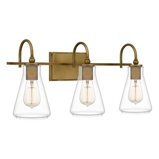 Boyton 3-Light Weathered Brass Vanity Light