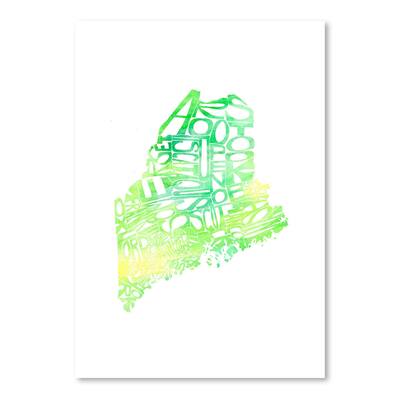 Americanflat - Maine Gr Water by Capow - 16"x20" Poster Art Print